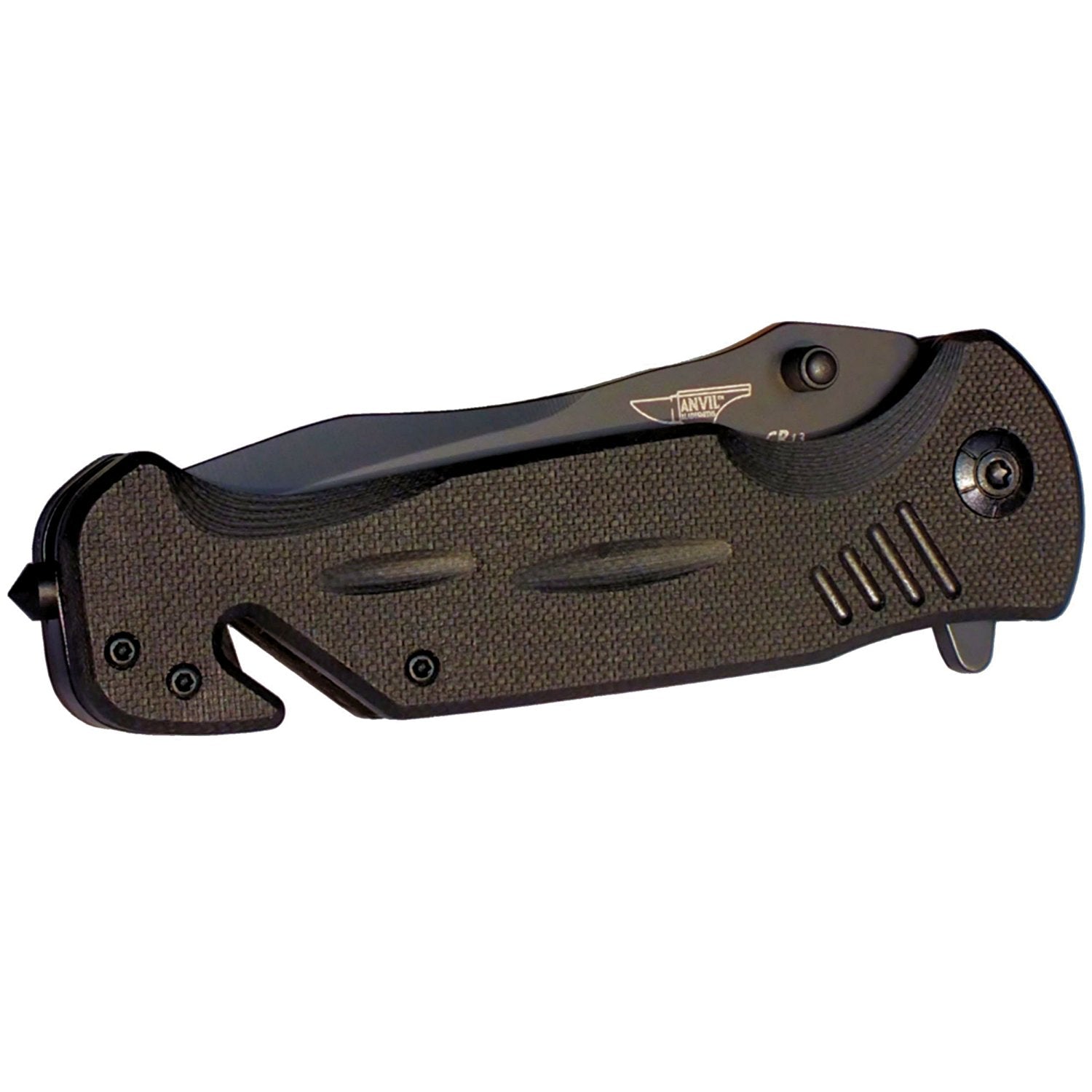 Bullshark  Assisted Open Knife - Serrated - Black