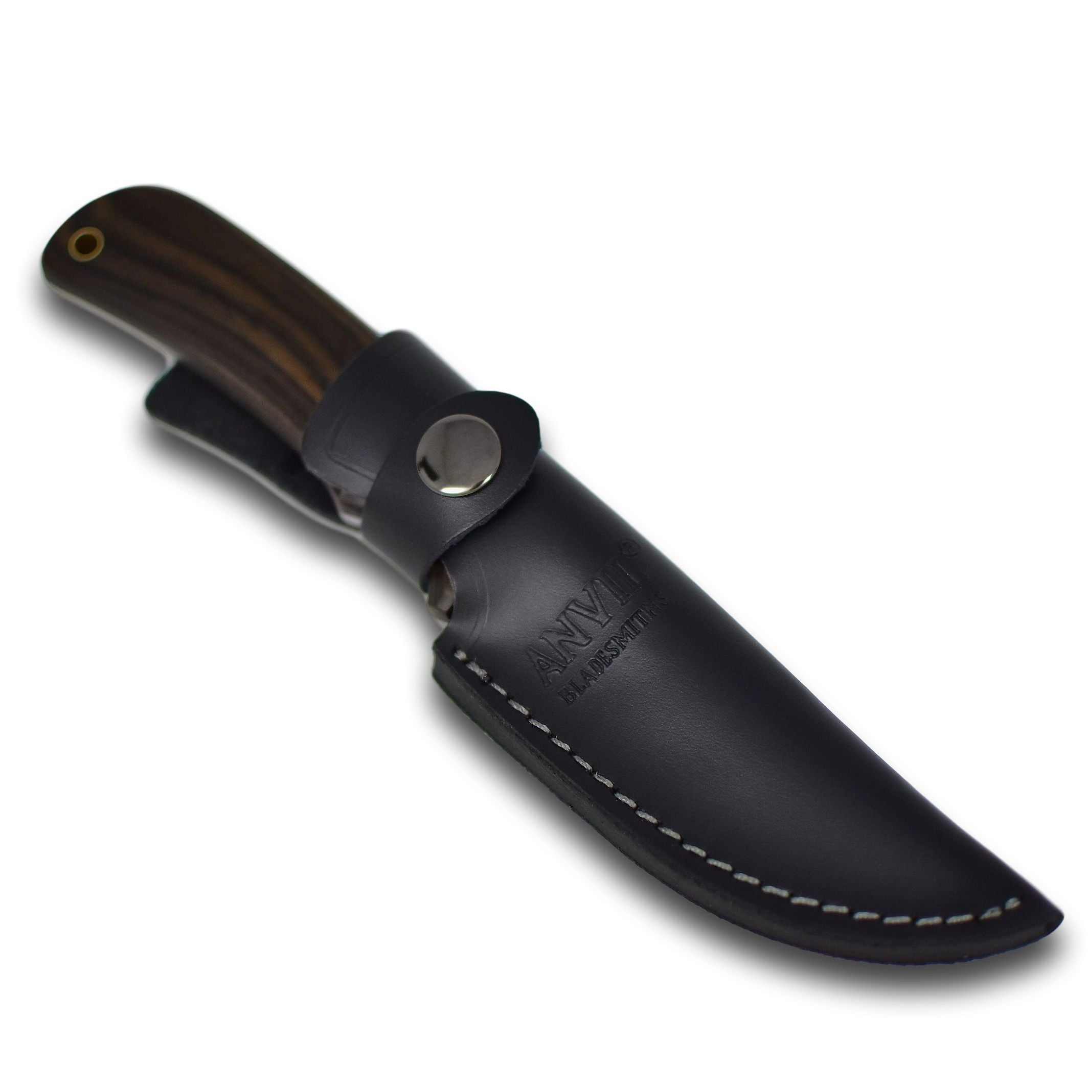 RIPTIDE -  Fixed Blade  -  Full Tang  -  Dark Brown